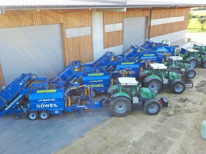 Bild 4:Maisballen pressen