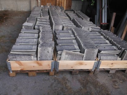 Bild 3:Dachplatten, S-Platten