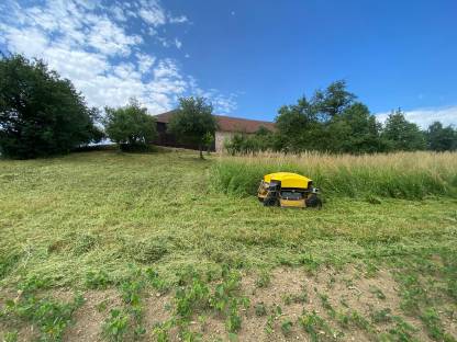 Bild 8:Mäharbeiten Mulcharbeiten Steilhangmulchen Böschungsmulchen