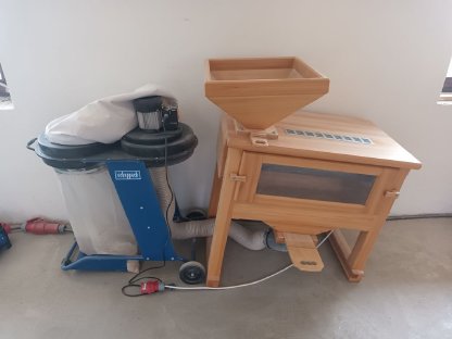 Bild 5:Bürstmaschine für Dinkelreis inkl. Absaugung