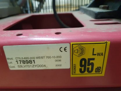 Bild 9:Kompressor ELMAG Meister 700, 200 l, 5,5 PS, 400 V