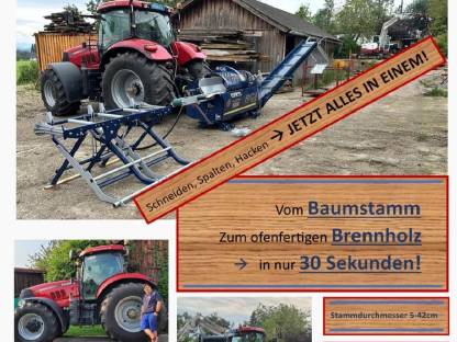 Bild 6:Biete Transportarbeiten mit Traktor Case Puma CVX 225
