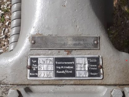 Bild 5:Lindner LW 17 N Oldtimer