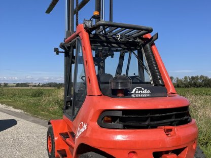 Bild 5:Linde H60D 4,2 m Hubhöhe Zinkenversteller