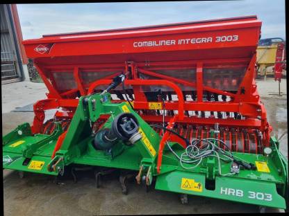 Kuhn Sähmaschine 3 m mit Kreiselegge