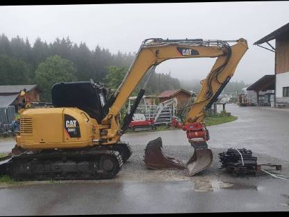 Bagger CAT 308 E2 CR Powertilt