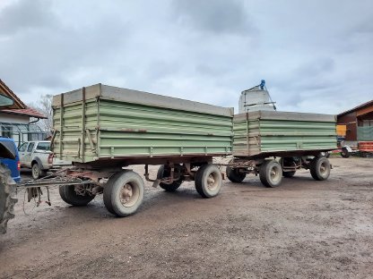 Bild 2:2 Stk. Zweiachs Zweiseiten Kipper