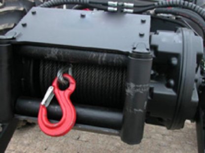 Bild 2:Forst-Seilwinden hydr., 7 t, 280 bar inkl. Funkbedienung