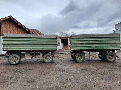 2 Stk. Zweiachs Zweiseiten Kipper