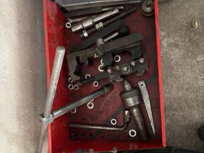 Bild 4:Drehbank/Drehmaschine Voest