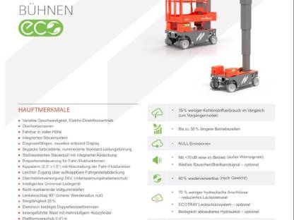 Bild 2:Vertikalmast-Bühne Skyjack SJ12