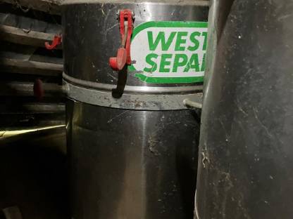 Bild 2:Milchtank mit Transportgestell