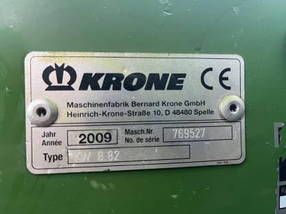 Bild 8:Krone KW 8.82/8 Kreiselheuer