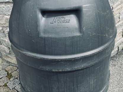 Weithalsfass, Futtertonne, Fasssilage, Regenfass, 220 l