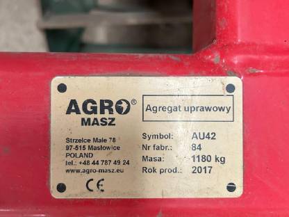 Bild 2:Saatbeetkombination Agro Masz AP42