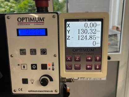 Bild 8:Optimum Fräsmaschine MH22VD