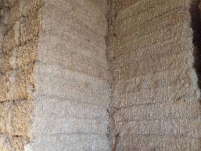 Bild 3:Stroh gehäckselt, geschnitten