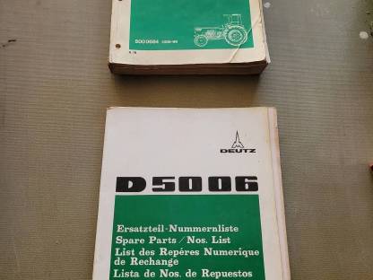 Bild 2:Deutz Ersatzteilbücher