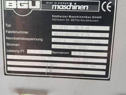 Bild 6:BEGU Tischkreissäge kombiniert