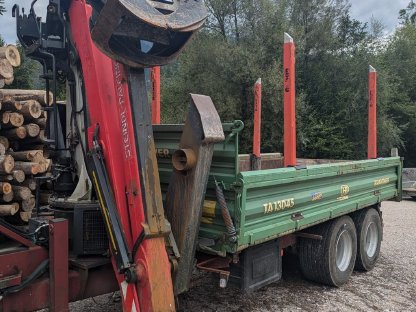 Krananhänger Brantner TA13045XXL