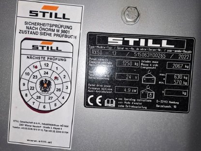 Bild 3:Elektro-Gabelstapler STILL RX 50-13