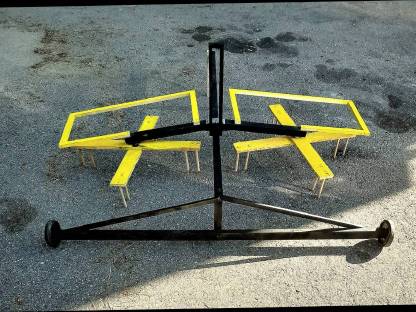 Bild 3:Doppelschwader für Rasen-/Trettraktor