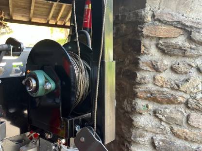 Bild 3:Hilfswinde für Funkseilwinde