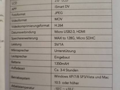 Bild 3:Action Kamera Victure AC940