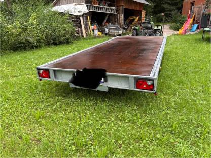 Bild 8:Anhänger, Fahrzeugtransporter Martz Zentralachsanhänger