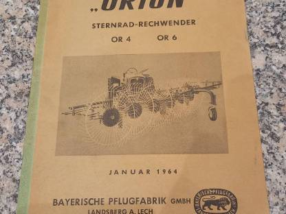 Montage- und Betriebsanleitung Orion Sternrad-Rechwender