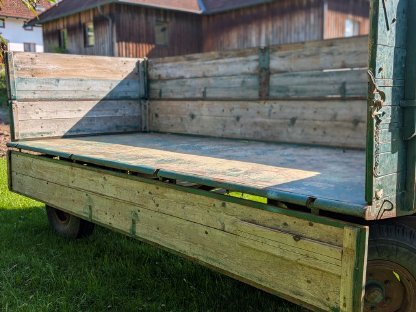 Bild 3:Rieder Traktoranhänger, stabiler Öl-Kipper, 5 t Nutzlast