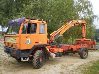 LKW mit Ladekran Steyr 15 S 23