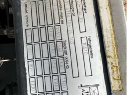 Bild 2:2 t Toyota Elektrostapler