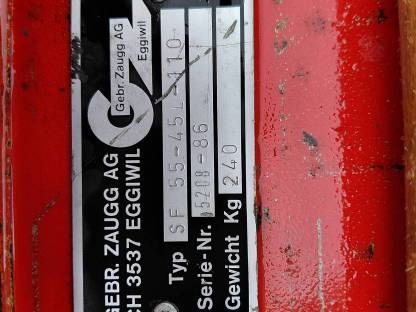 Bild 2:ZAUGG Schneefräse Kleintraktor