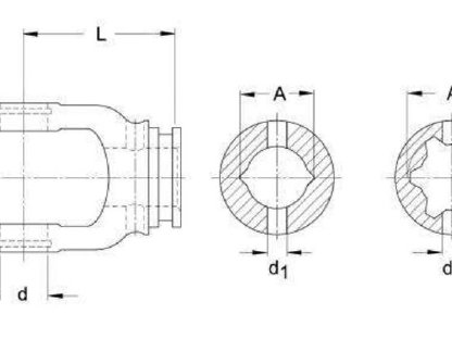 Bild 2:Walterscheid Rillengabel Gelenkwelle Kreuzgelenk