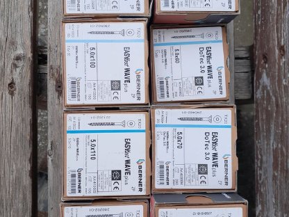 Restposten Holzschrauben Spax Berner EASYfast WAVE plus