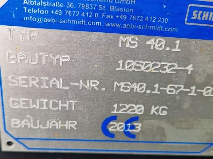 Bild 3:Schmidt Tarron MS40.1 Kahlbacher Springer Salzstreuer Unimog