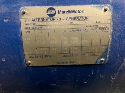 Bild 6:MAN V12 Motor für Maismühle/Stromaggregat