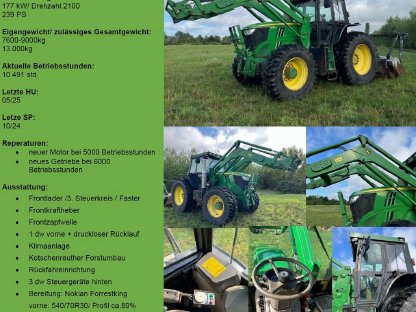 John Deere 6210 R - Kotschenreuther Umbau