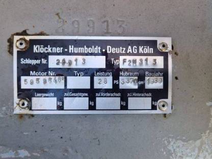 Bild 7:Deutz F2M 315 Stahlschlepper