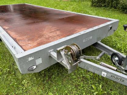Bild 7:Anhänger, Fahrzeugtransporter Martz Zentralachsanhänger