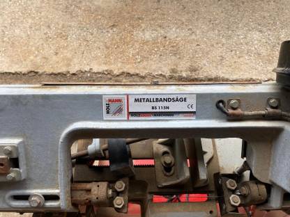 Bild 2:Metallbandsäge Holzmann BS115N