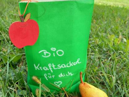 Bio Kraftsackerl für den Schulstart