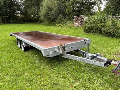 Bild 3:Anhänger, Fahrzeugtransporter Martz Zentralachsanhänger