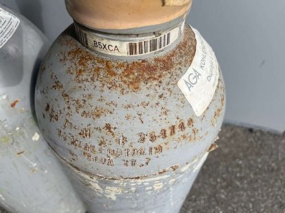 Bild 2:2 Stk. CO2 Flaschen, leer, 10 kg, Kohlensäureflaschen