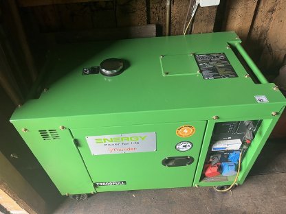 Bild 2:Diesel Stromaggregat T9000FULL