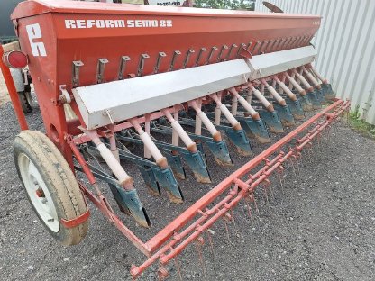 Sähmaschine Reform Semo 88 3m, Feldspritze, 2 Achs Anhänger