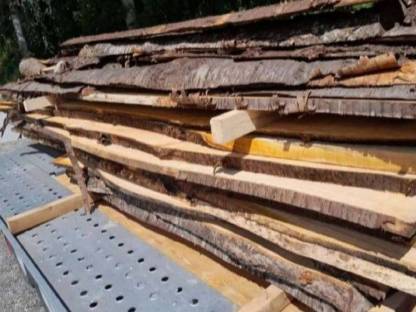 Bild 3:Kirsch-Holz Bretter und Pfosten, Wildkirsch Holz, Waldkirsch