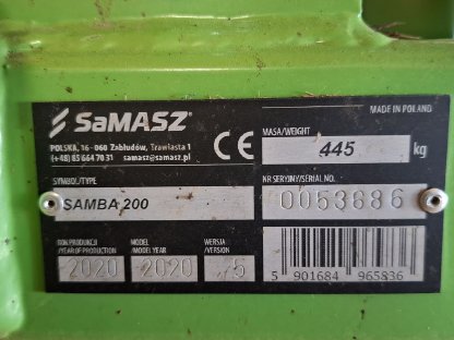 Bild 4:Samasz Samba 200 Scheibenmähwerk