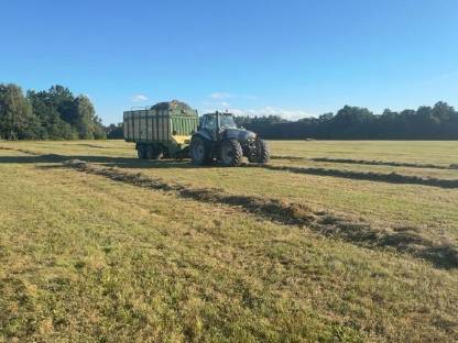 Bild 7:Siloschlauchpressen Mais